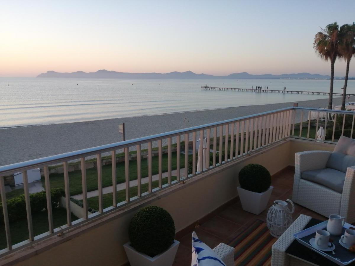 Apt Playa De Muro Ca N Ines - 1ª Linea De Playa Apartman Port de Alcudia  Kültér fotó