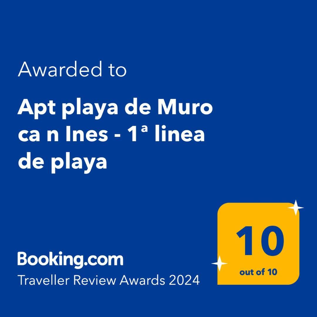 Apt Playa De Muro Ca N Ines - 1ª Linea De Playa Apartman Port de Alcudia  Kültér fotó